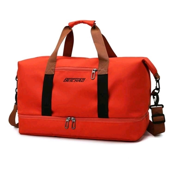 NEW Orange Duffle Bag - Picture 2 of 7